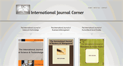 Desktop Screenshot of internationaljournalcorner.com